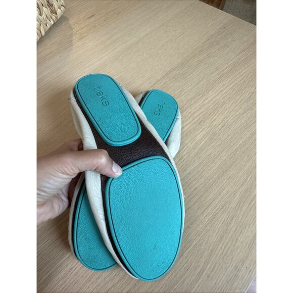 Tieks Nappa Classics Full-Grain Cream Leather Women’s Size 9 - Picture 7 of 7